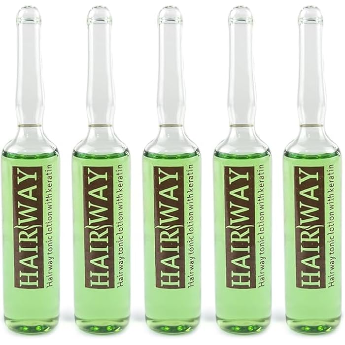 Hair Way - Tonic Lotion With Keratin, Set Of 5 Vitamin Ampoules, 10 ML Each Ampoule (Argan, Moroccan Argan Oil Ext, Hair Treatment Shots) - Image 4